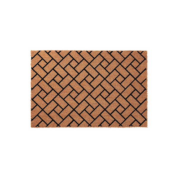 Basketweave Pattern Doormat