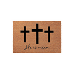 He Is Risen. Doormat