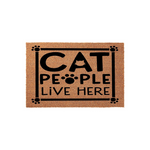 Cat People Live Here Doormat