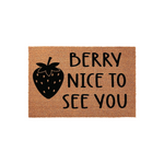Berry Nice To See You Doormat