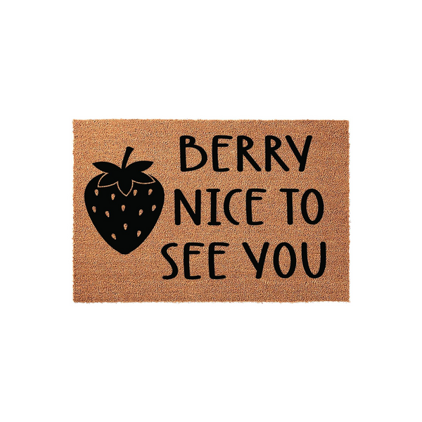 Berry Nice To See You Doormat