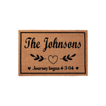 Journey Began Custom Last Name Doormat