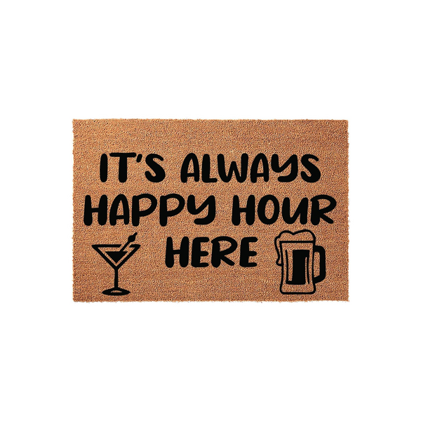 It's Always Happy Hour Here Doormat