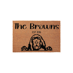 Newfoundland Custom Family Name Doormat