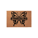 Butterfly Custom Last Name Doormat