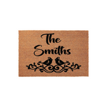 Bird Custom Last Name Doormat