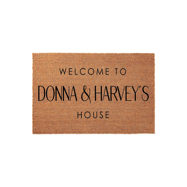Welcome To House Custom Doormat
