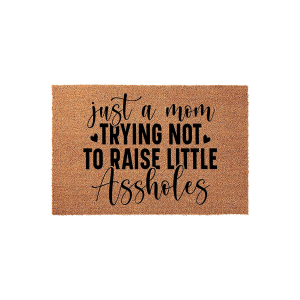 Just A Mom Trying Not To Raise Little Assholes Doormat