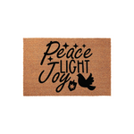 Peace Light Joy Dove Doormat