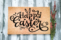 Happy Easter Holiday Welcome Mat
