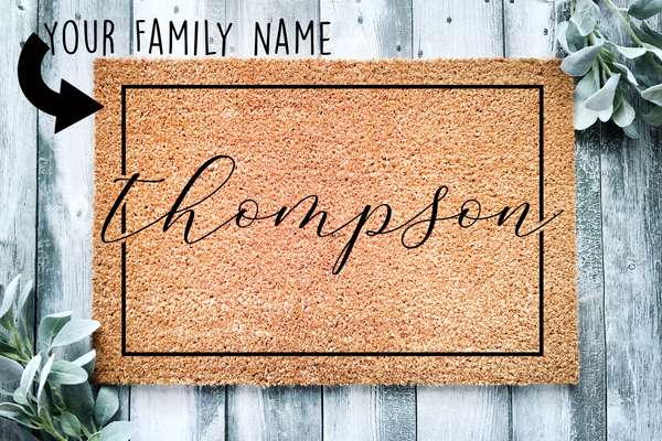 Personalized Home Sweet Home Doormat - Personal House