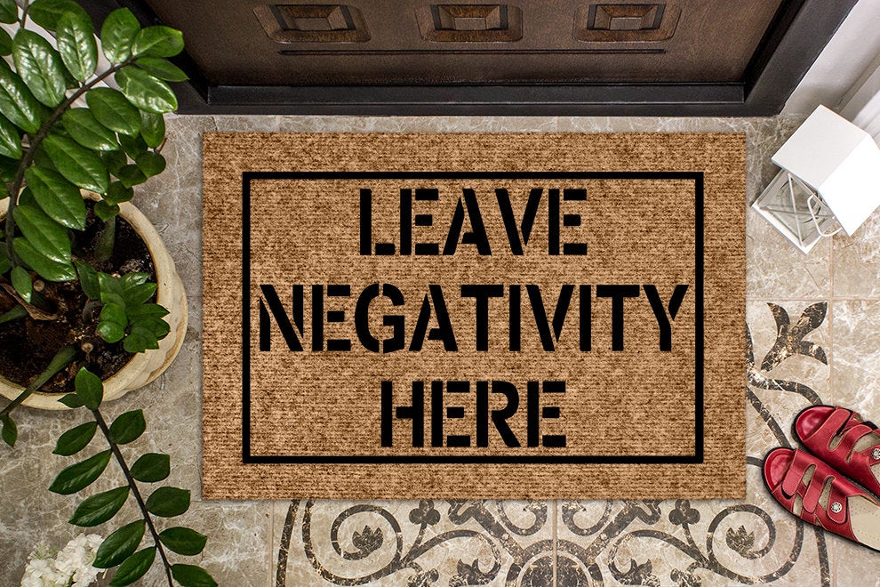 Leave Negativity Here Doormat
