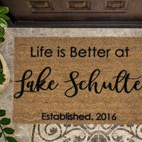 Personalized Lakehouse Doormat