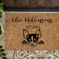 Chihuahua Puppy Personalized Custom Doormat