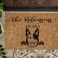 Australian Cattle Personalized Custom Doormat