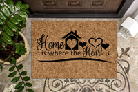 Home is where the Heart is Doormat
