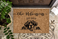 German Shorthaired Pointer Dog Personalized Custom Doormat
