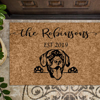 Labrador Dog Personalized Doormat