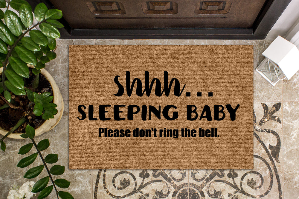 Shh Sleeping Baby Doormat