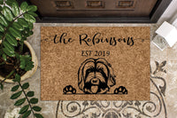 Labradoodle Doodle Dog  Custom Personalized Doormat
