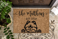 Pomeranian Personalized Door Mat
