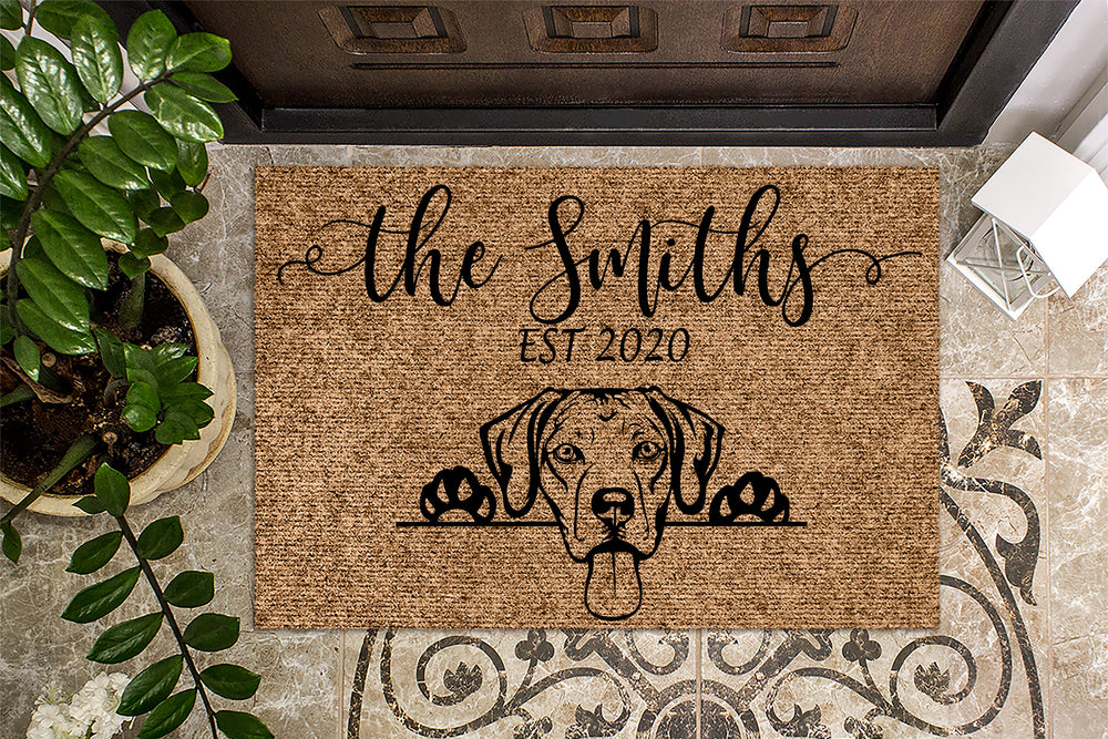 Rhodesian Ridgeback Personalized Door mat