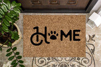 Home Pawprint Welcome Mat
