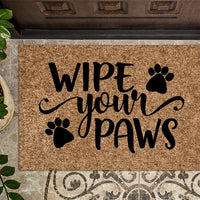 Wipe Your Paws v3 Funny Welcome Mat
