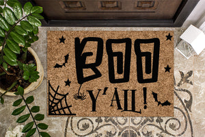 Boo Yall Halloween Doormat