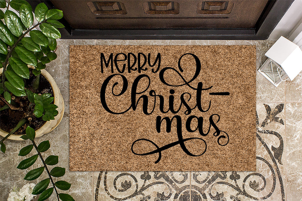 Merry Christ Mas Christmas Doormat