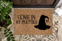 Come In My Pretties Halloween Doormat
