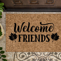 Welcome Fall Friends Door Mat