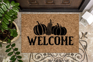 Fall Welcome Door Mat