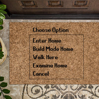 Choose Option Enter Home MMO MMORPG Doormat