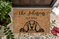 Vizsla Dog Personalized Doormat Hungarian Pointer
