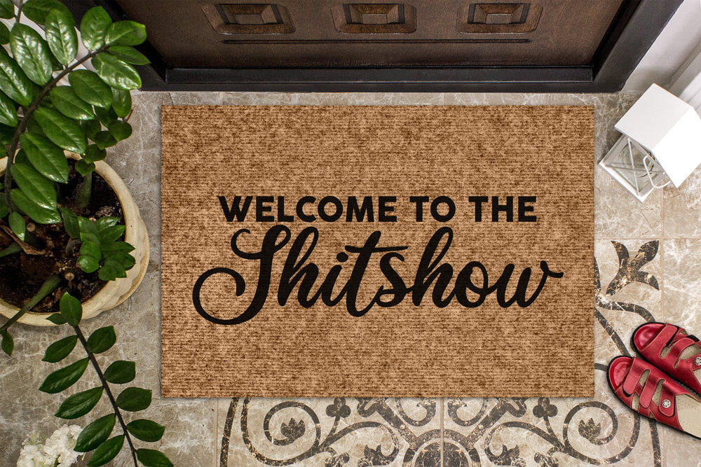 Welcome to the Shit Show v3 Funny Door mat rug