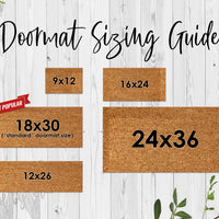 Signature Welcome Family Name Doormat | Housewarming or Wedding Gift | Custom Doormat | Personalized Doormat | Closing Gift | Front Door Mat