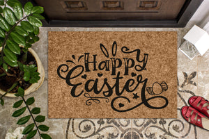Happy Easter Holiday Welcome Mat