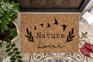 Nature Lover | Camping Gift | Camping Welcome Mat | Custom Door Mat | Camper Decor Doormat | Boho Cute Outdoorsy Door Mat