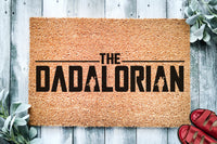 Dadalorian Momalorian Babylorian | Geek Decor Doormat | Nerdy Housewarming Gift | Doormat Closing Gift | Welcome Doormat | Home Decor
