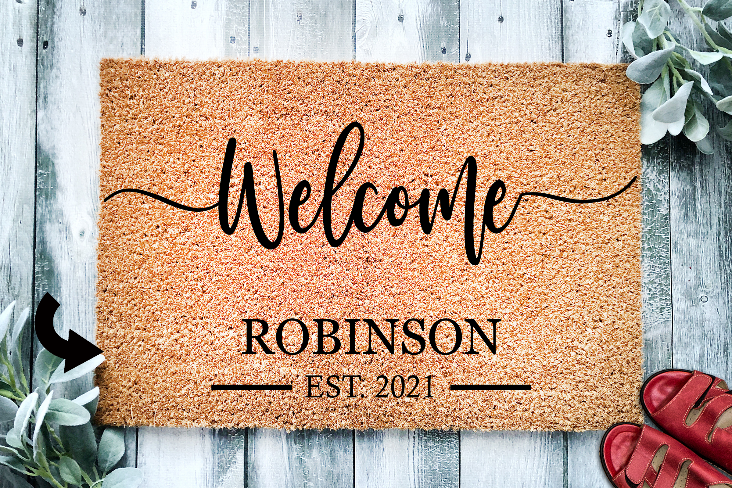 Welcome Mat, Welcome Doormat, Welcome Door Mat, Front Porch Decor, Front  Door, Housewarming Gift, Wedding Gift, Newlywed Gift, Cute Doormat 