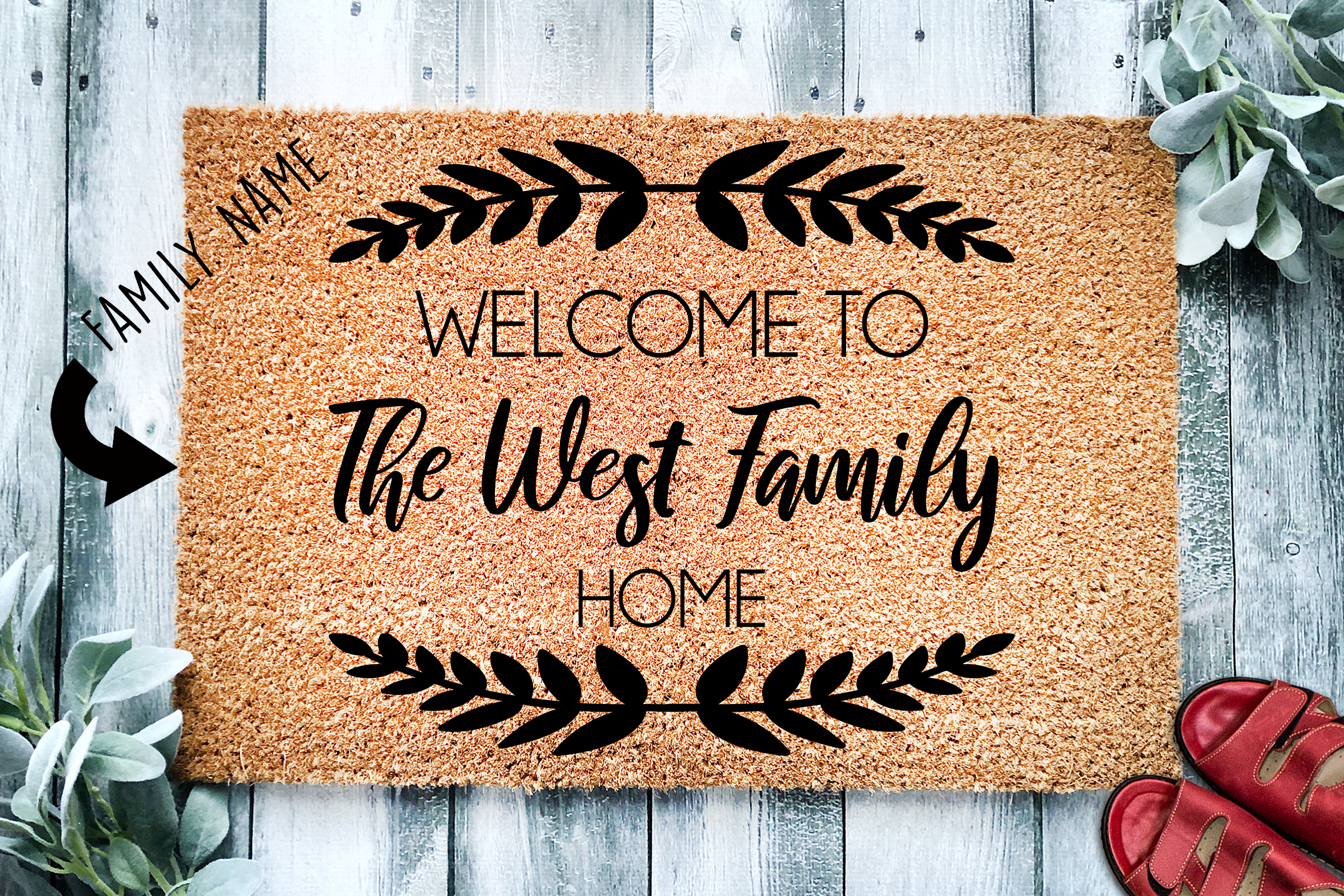 Welcome Mat, Welcome Doormat, Welcome Door Mat, Front Porch Decor, Front  Door, Housewarming Gift, Wedding Gift, Newlywed Gift, Cute Doormat