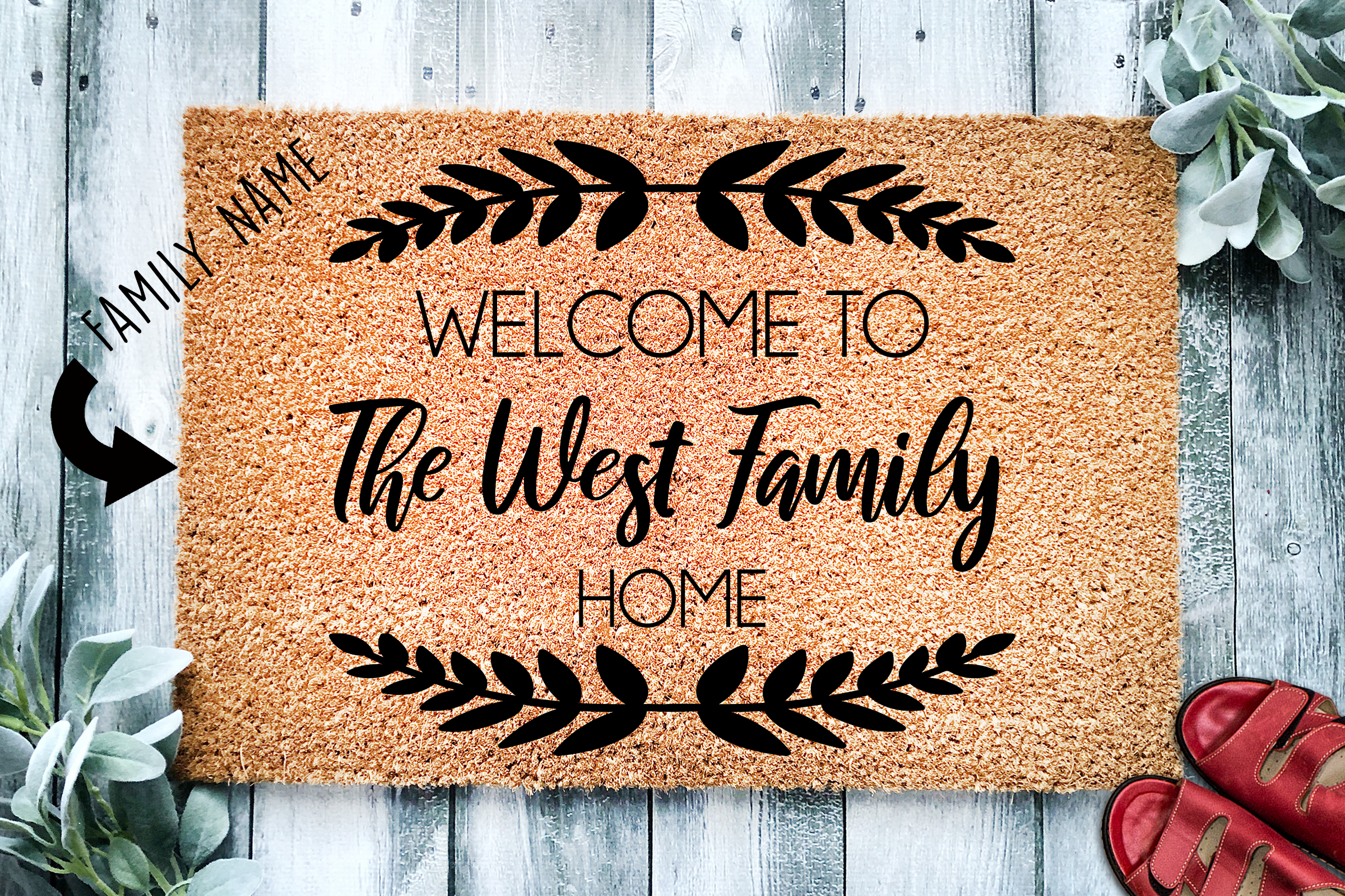 Welcome Mat, Welcome Doormat, Welcome Door Mat, Front Porch Decor, Front  Door, Housewarming Gift, Wedding Gift, Newlywed Gift, Cute Doormat 